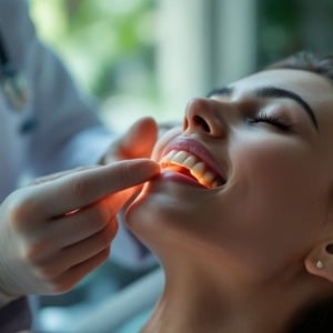 revision dental luz exploracion boca
