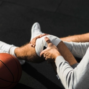 paciente con rotura de fibra muscular